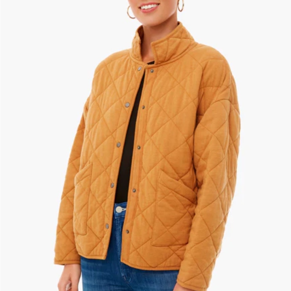 The Maya Quilted Jacket is an absolute essential: Women's Quilted Tan Jacket